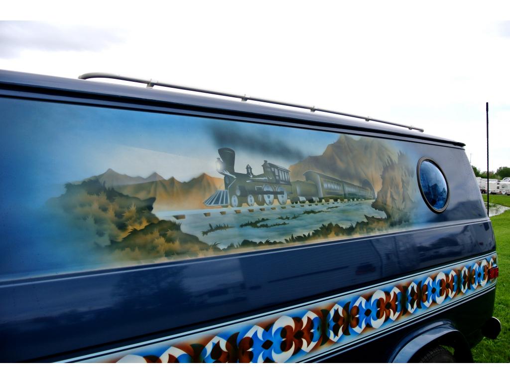 1977 Chevrolet Conversion Van Hop Cap VanTastic 7 Passenger