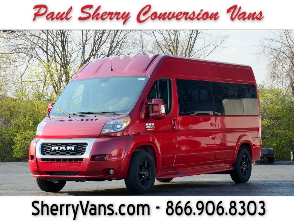 2019 Ram Conversion Van Sherry Vans 9 Passenger 28596T Conversion