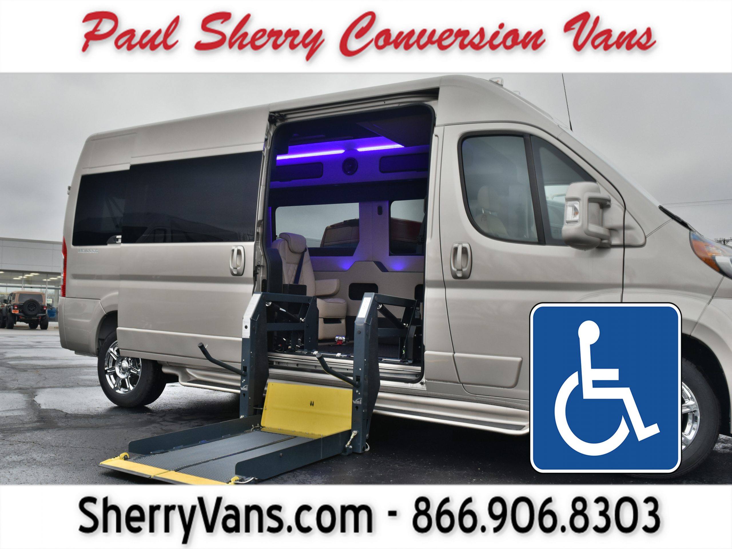 2020 Ram Conversion Van Waldoch Galaxy Mobility 29955T Conversion Vans For Sale at Paul