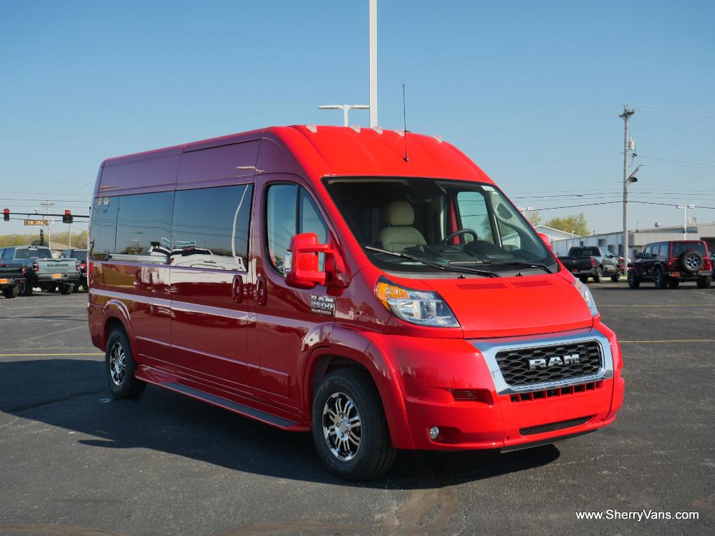2021 Ram Conversion Van Sherry Vans 9 Passenger 30144T Conversion