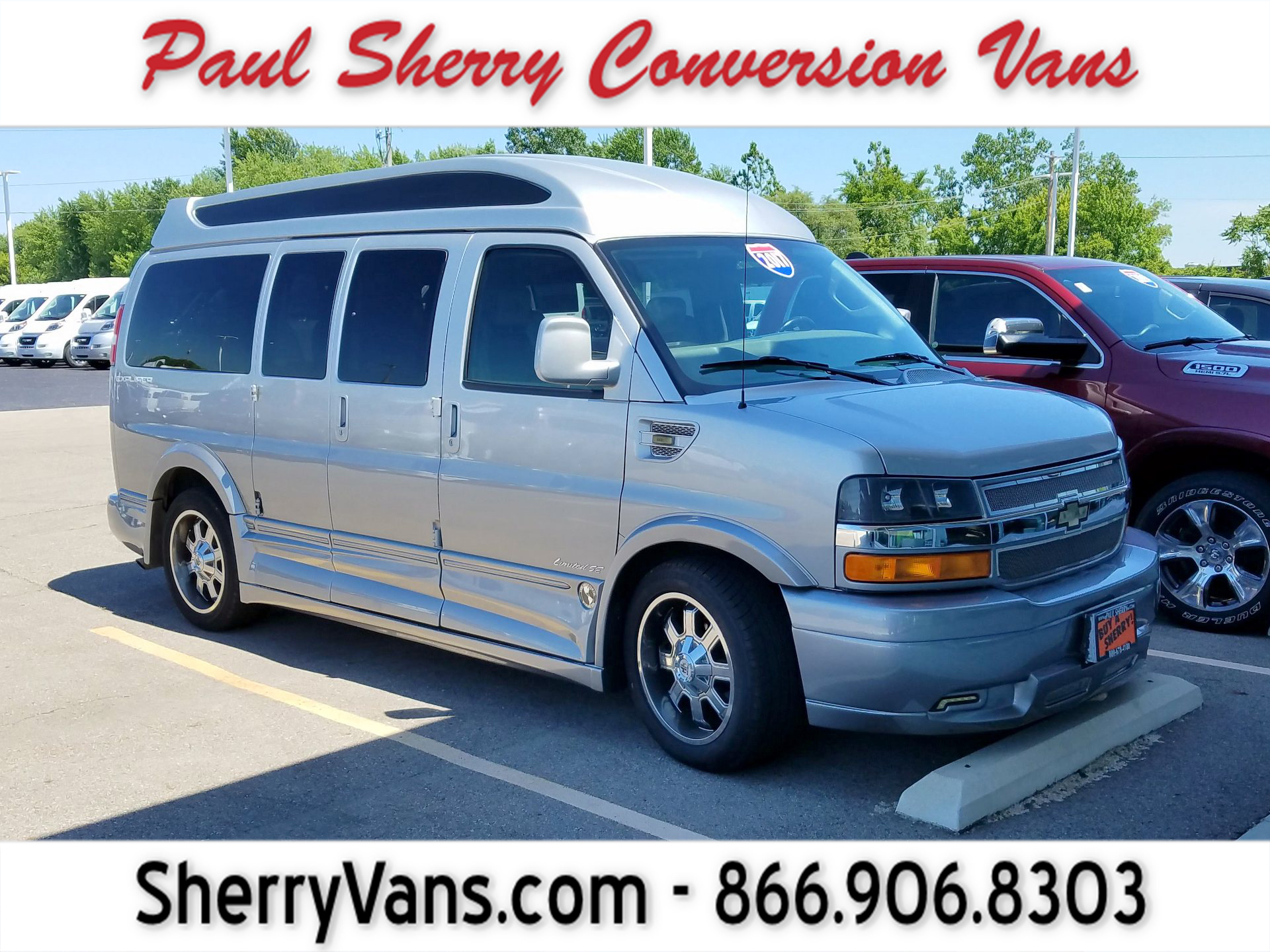 2017 Chevrolet Conversion Van Explorer Vans 7 Passenger CP16549T