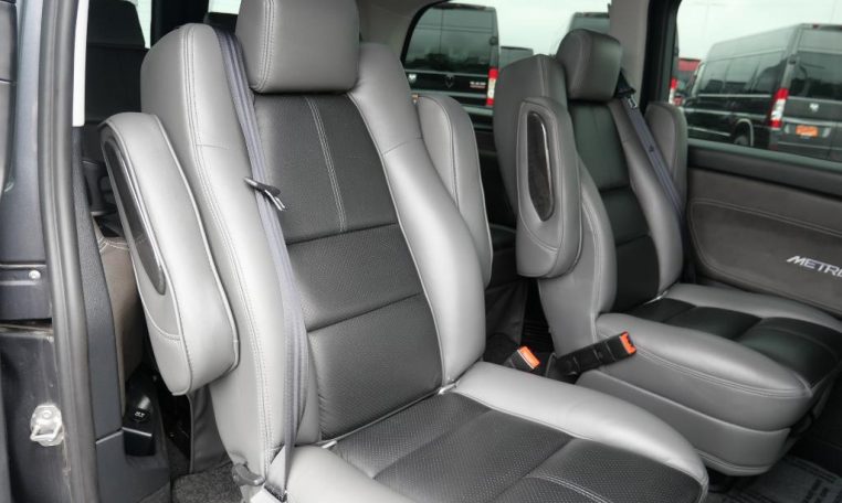 Mercedes Vito W447 2 Front Seats - Tailored Black Van Memory Foam