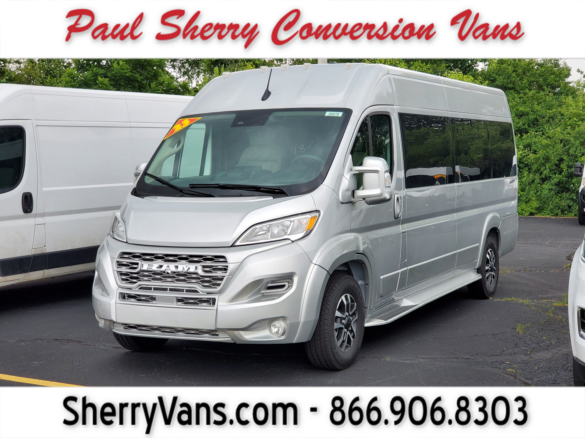 2023 Ram Conversion Van Sherrod Vans 9 Passenger 30878T