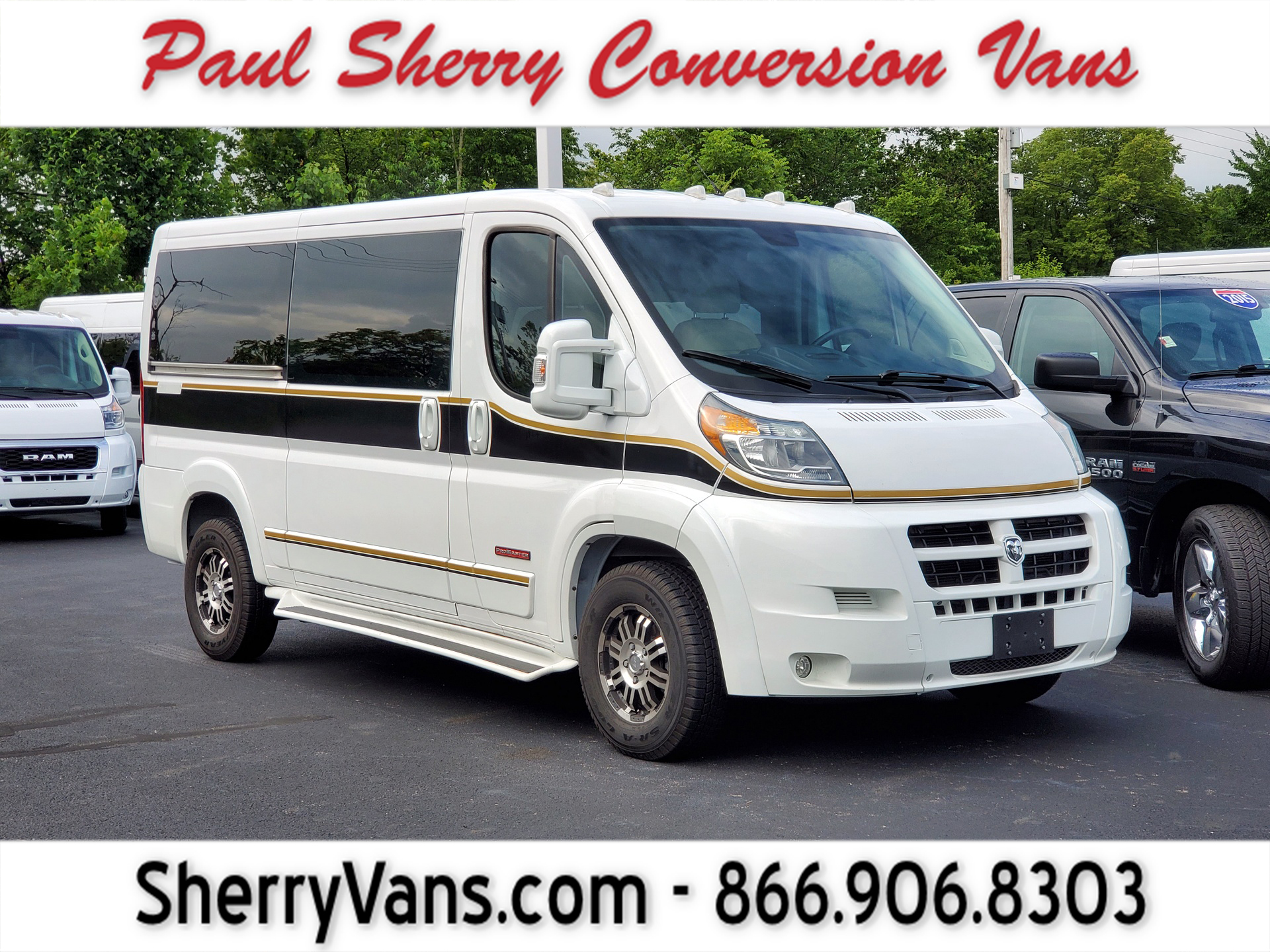 2014 Ram Conversion Van Sherrod Vans 7 Passenger CP16980T