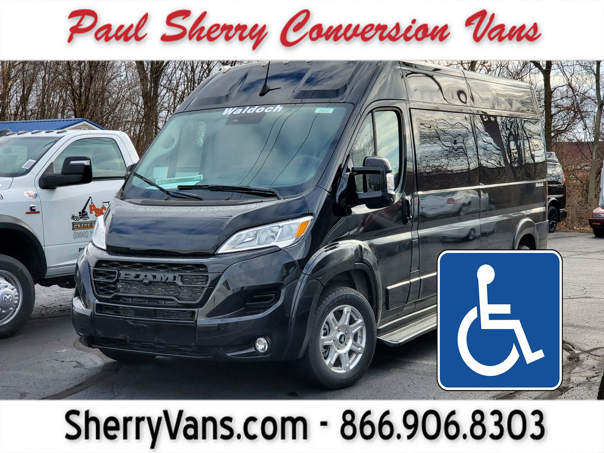 2023 Ram Conversion Van Waldoch Galaxy SideEntry Mobility 31070T